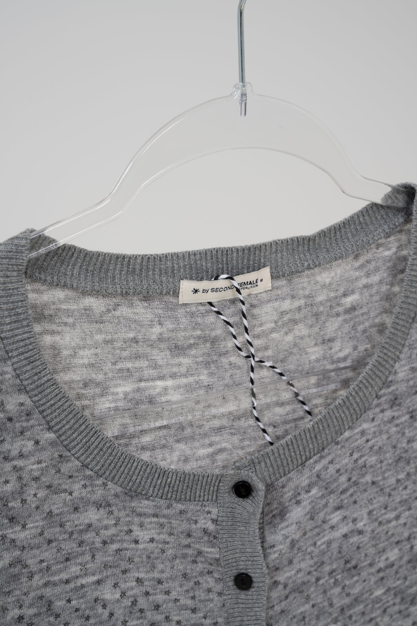 Grey Cardigan with buttons and pockets, size S