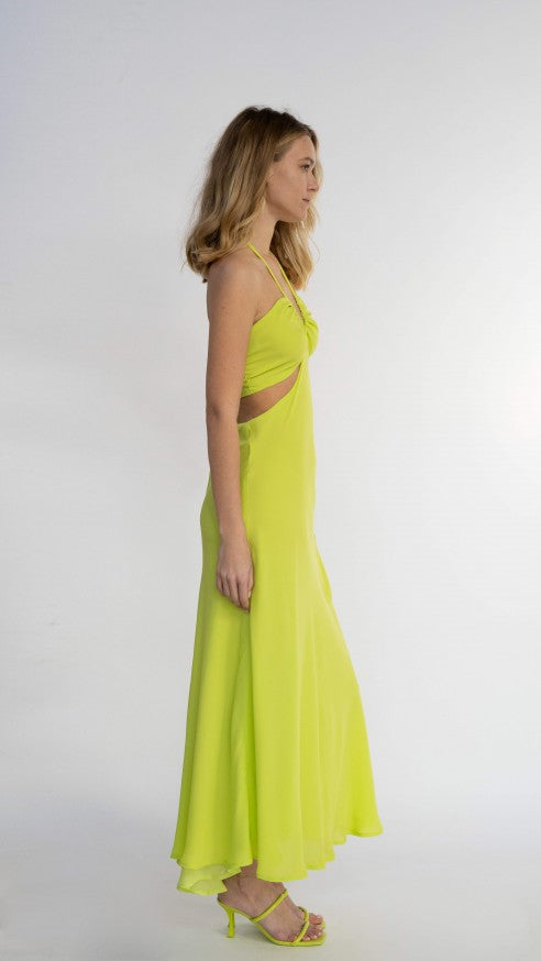 Lime Maxi Dress, Sizes S, M